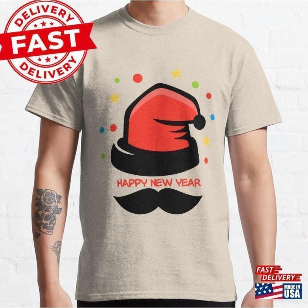 Happy Family New Year Funny Funky Gift Graphic Unisex T-Shirt